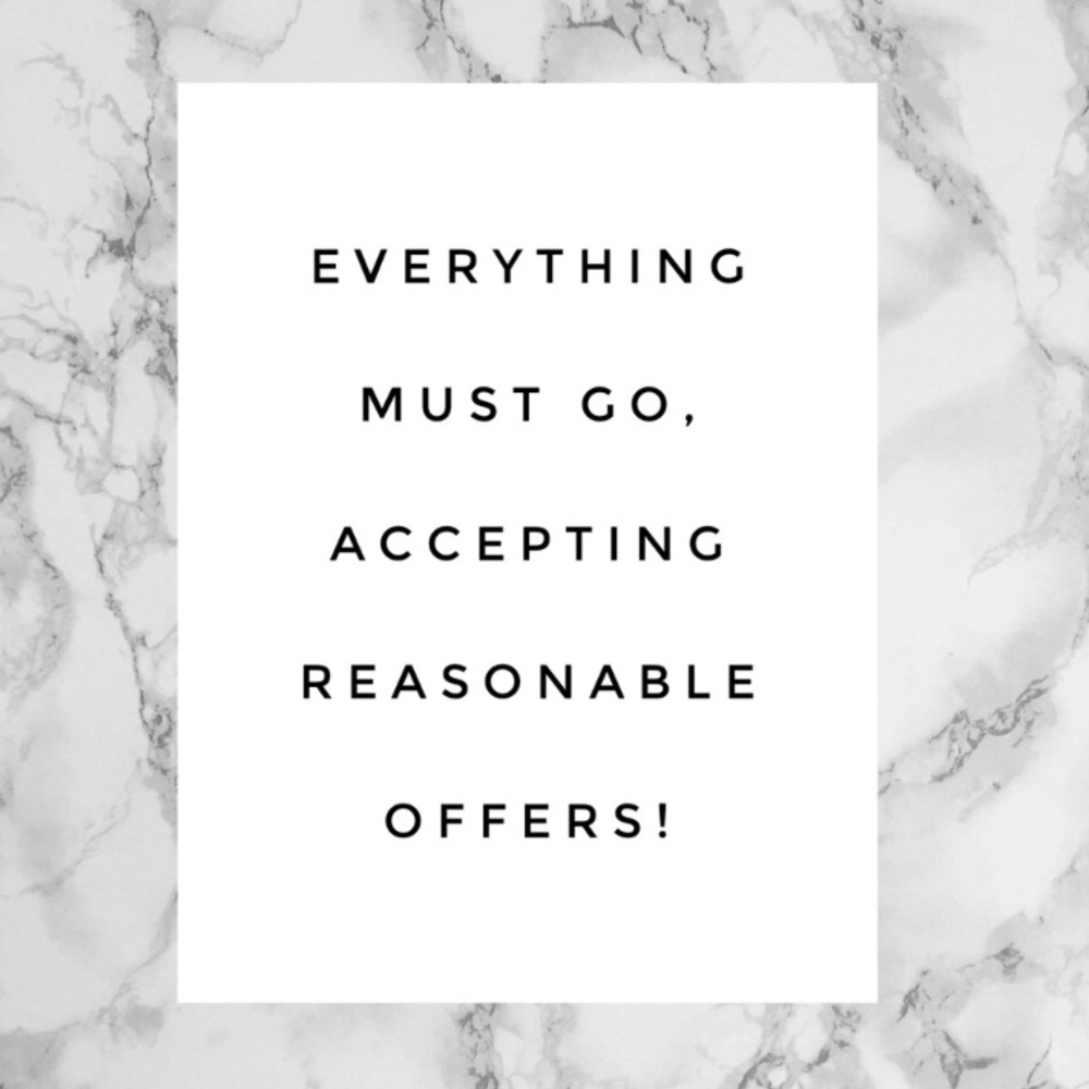 🌼 ACCEPTING REASONABLE OFFERS🌼
